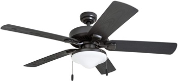 Honeywell Ceiling Fans 50512-01 Belmar Outdoor LED Ceiling Fan, 52-Inch, Dark Bronze