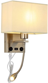 Liylan Wall Sconce for Bedroom Plug in Cord Wall Light