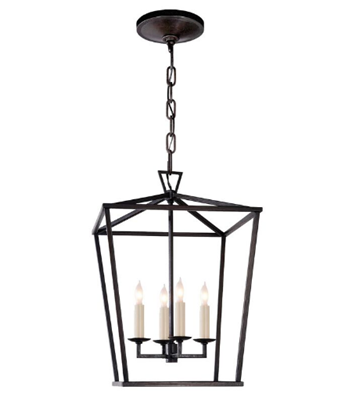 E. F. Chapman Darlana 12 Inch Cage Pendant by Visual Comfort and Co
