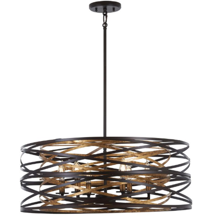 Vortic Flow 26 Inch Large Pendant by Minka Lavery